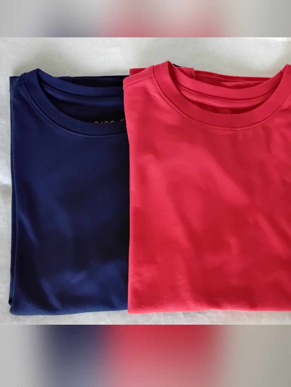 Boys Cat & Jack Set Of 2 Short Sleeve Crew Tees - 1 Red & 1 Navy